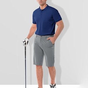 33,000ft Men's Gray Golf Shorts